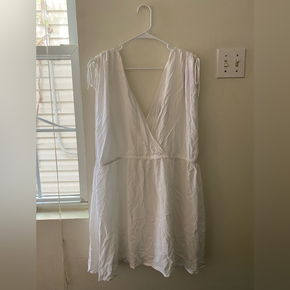ASOS Design Curve White Beach Coverup